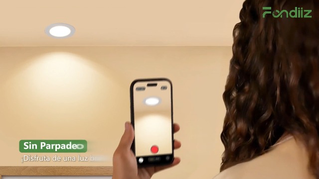 Focos LED empotrables y configurables de Fondiiz, una opción económica para tu hogar